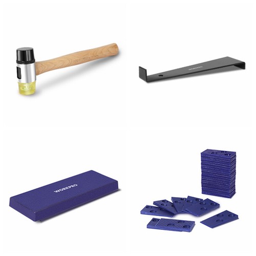 WORKPRO Laminate Wood Flooring Installation Kit Double-Faced Mallet Pull Bar Set - 第 10/12 張圖片