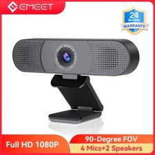 3 in 1 Webcam 1080P Webcam with Microphone  Speakers EMEET C980 Pro USB Camera