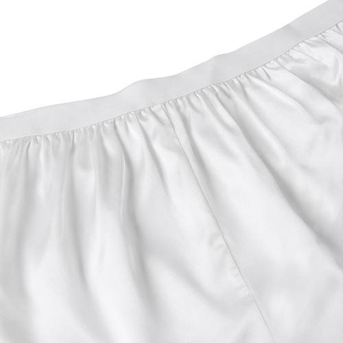 Men's Shiny Silk Satin Boxer Shorts Casual Loose Underwear Soft Lounge Trunks - Bild 43 von 70