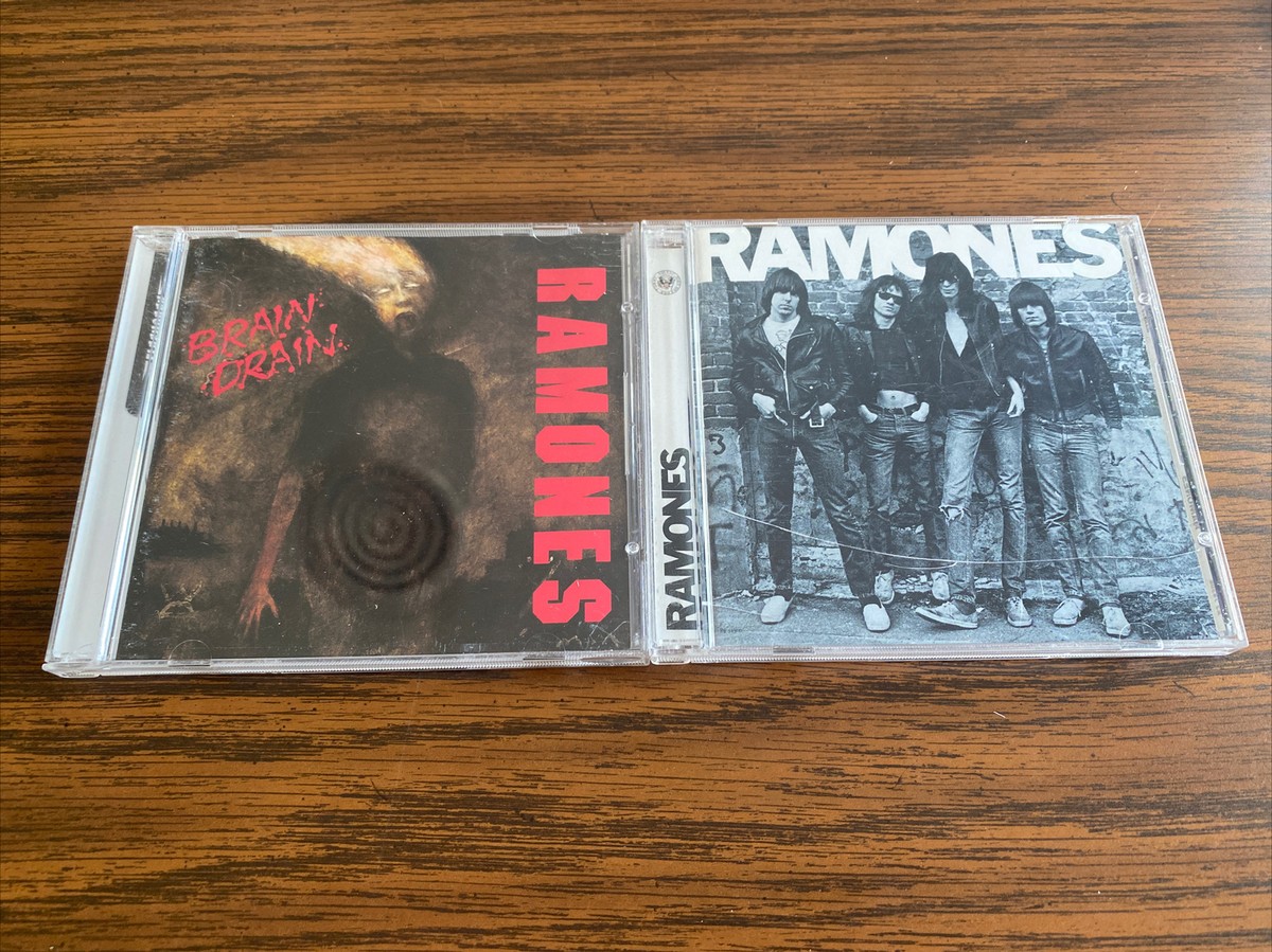 Ramones 2 CD Lot With Rare Brain Drain Flashback & Self