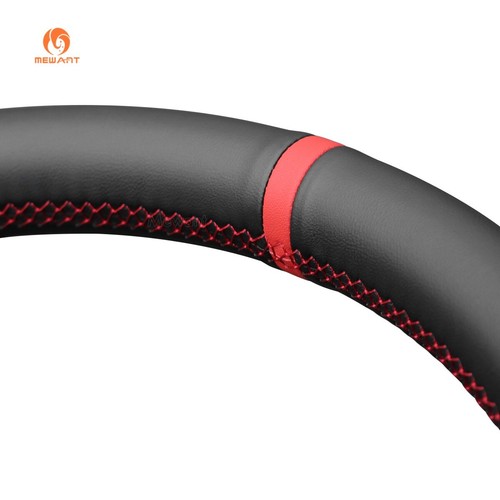 MEWANT DIY Black PU Leather Steering Wheel Wrap for Mitsubishi Outlander (PHEV) - Picture 6 of 9