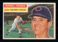 1956  TOPPS  BASEBALL  # 242  HERSHELL FREEMAN    12230