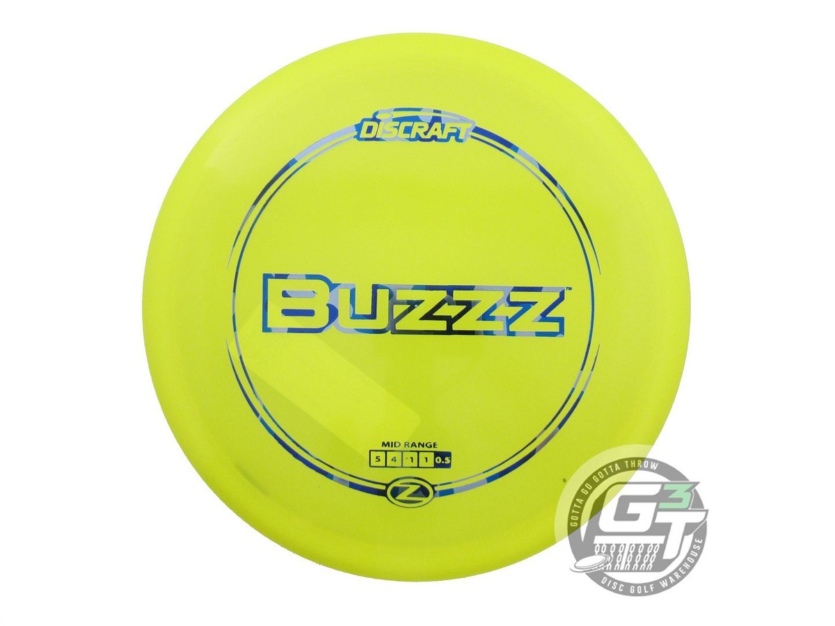 NEW Discraft Z Buzzz 173-174g Yellow Blue Camo Foil Midrange