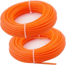 Grass Trimmer Line.095" Weed Wacker Eater String 98ft x 2 Rolls String Trim