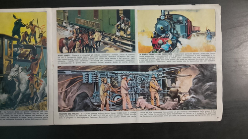 ALBUM RACCOLTA FIGURINE I TRENI EDIZIONE CORRIERE DEI PICCOLI 1967 COMPLETO - Imagen 6 de 10