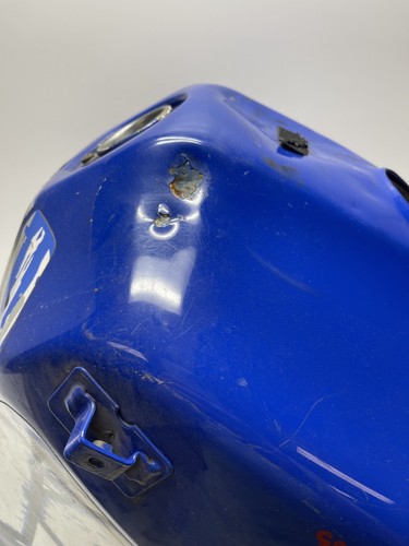 Blue Gas Fuel Tank Petrol Reservoir OEM 2008 08-18 Kawasaki KLR650 KL650E - Picture 2 of 11