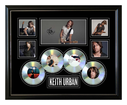 Keith Urban Signed Photo Limited Edition Framed Memorabilia