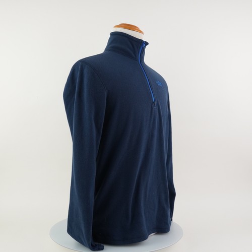 The North Face Quarter Zip Fleece Jacket Men’s Outdoor Pullover Blue Size S - Picture 22 of 24
