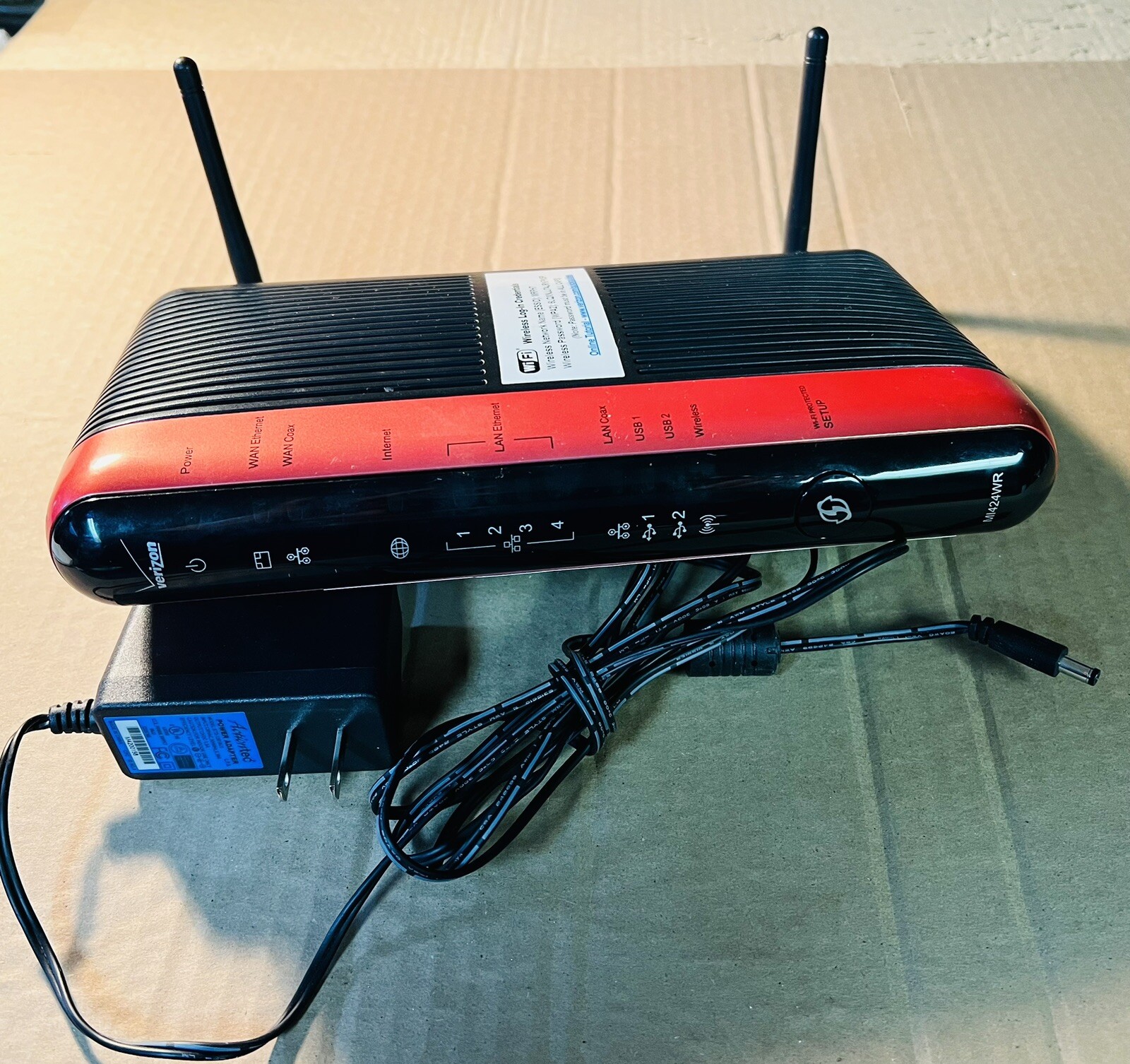 Wireless Broadband Router Verizon FIOS Actiontec M1424WR Rev I WiFi