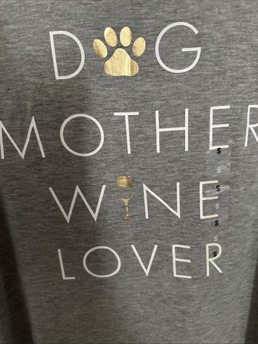 Apt.9 Women's Tank Top Size Small - "Dog Mother Wine Lover" NWT - Bild 2 von 3