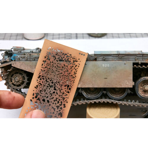 DIY Decoration Tools Weathering Airbrush Stencils for 1/35 1/48 1/72 Scale Model - Picture 4 of 6