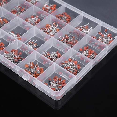 960pcs 50V Ceramic Capacitor Assorted Kit 24 Value Electronic Components Package - Picture 5 of 8