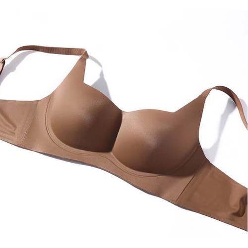 Sujetador sin aros sexy corte bajo push-up sujetador belleza espalda ropa interior suavizante suave - Imagen 12 de 17