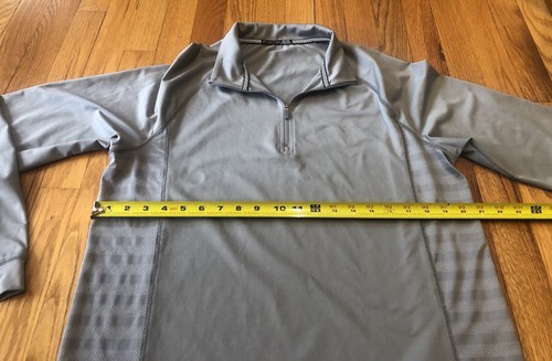 Men’s M Southern Tide 1/4 Zip Gray Pullover Tide To Trails Performance - Picture 4 of 7