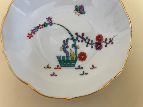 Meissen Porcelain Expresso Mocha Demitasse Kakiemon AD Cup & Saucer 20thC - Picture 9 of 10