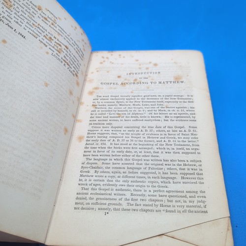 ein Kommentar zum Neuen Testament von Lucius R. Paige Band 1 & 2 Matthäus Mark 1844 - Bild 9 von 16