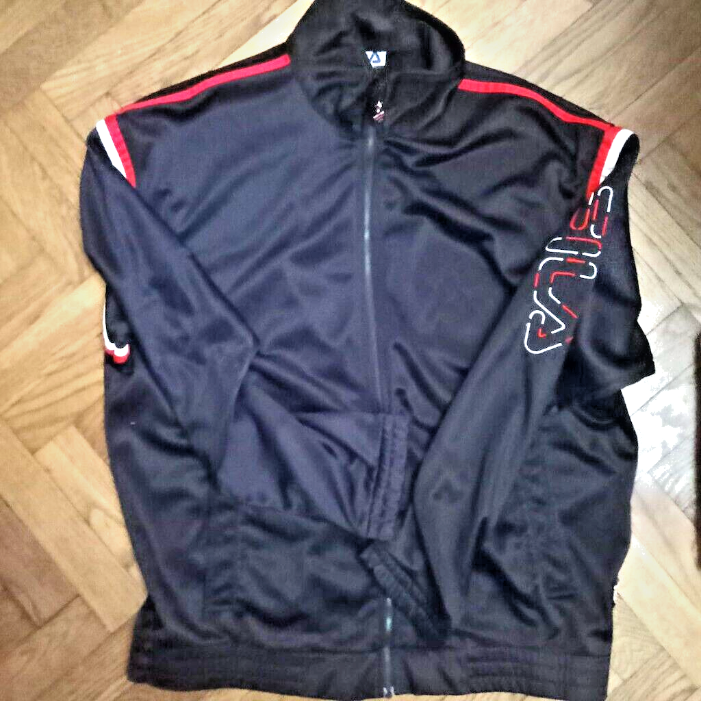 GIACCA DA TUTA VINTAGE FILA MADE IN ITALY HONDA ACETATA TAGLIA XL COME FOTO