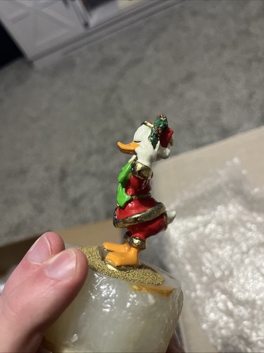1991 Ron Lee #55 Donald Duck Christmas Wreath "Decorating Duck" Disney MM210 - Picture 11 of 16