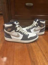 Jordan 1 Retro High OG CO.JP Midnight Navy Metallic Silver Size 11