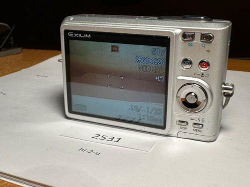 Casio EXILIM ZOOM EX-Z57 Silver Digital Camera + Battery (2531) - Picture 4 of 11