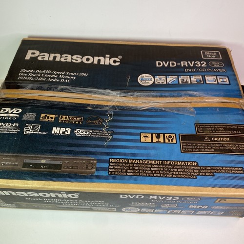 Panasonic DVD-RV32 DVD/CD Player with Remote And Cables Open Box TESTED - Picture 12 of 13