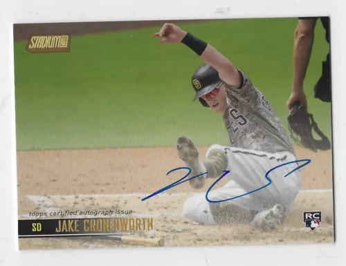 2021 Stadium Club Jake Cronenworth Auto 1/1 Autograph Gold Rainbow READ