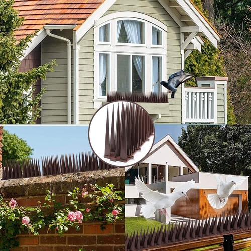 6.4m Bird Spikes for Pigeons Deterrent Cat Anti Climb Fence Spikes Height 10cm - Picture 8 of 25
