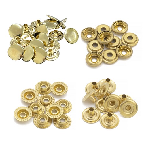 Heavy Duty Snap Fasteners Press Studs Poppers Buttons Leather Jackets Coats 20mm - Picture 14 of 28