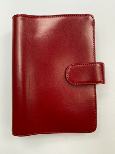 Megatimer Passport Calf Leder mit Druckknopflasche, mohn-rot - Bild 1 von 5