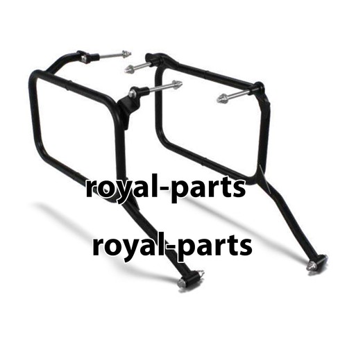 "ADVENTURE PANNIER PAIR SILVER & RAIL" Fit For Royal Enfield New Himalayan 450 - Picture 21 of 21