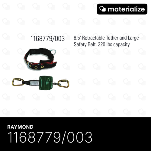 Raymond - 1168779/003, Belt and Tether
