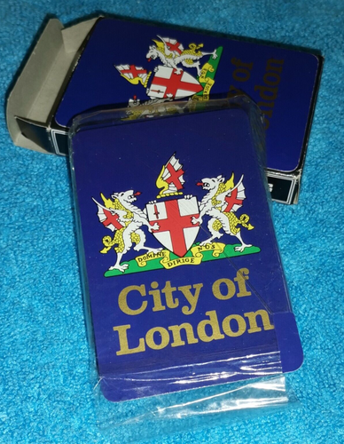 Pack de cartas vintage para jugar en plástico, ciudad de Londres - Imagen 4 de 4