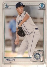 2020 Bowman Draft Baseball Chrome #BD-71: Connor Phillips Base