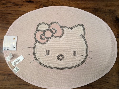 POTTERY BARN TEEN Hello Kitty® Pink Bath Mat-NWT - Picture 3 of 3