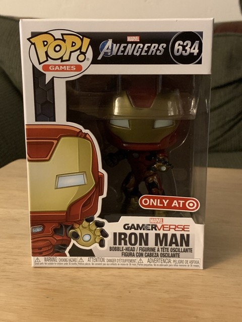 Funko Pop!- Marvel Avengers Gamerverse-Iron Man #634- Target Exclusive- MIB | eBay