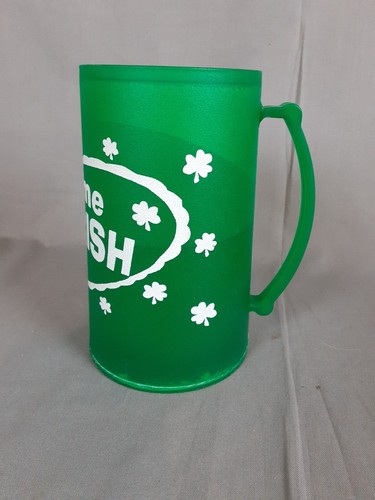 Shamrock FREEZER MUG St. Patrick's Day 16 oz. Beer Mug - Picture 3 of 5