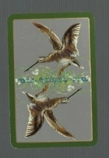 BA60 Playing SWAP Cards 1 VINT NMD  BIRD SNIPE ART BY W BARRIBAL 