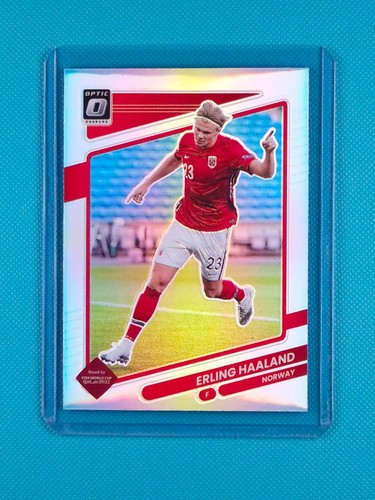 Panini Donruss Road to Qatar 2021-22 Erling Haaland Optic Holo Prizm