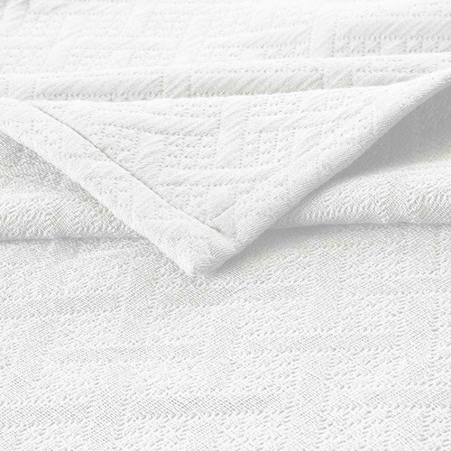 NEW! ~ XXXL COZY WHITE ELEGANT CHIC EXTRA LARGE FLOOR SOFT BEDSPREAD QUILT SET - Bild 2 von 3