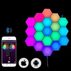wireless LED Hexagon Light RGB Panel Light Music Sync Remote Control USB Charge