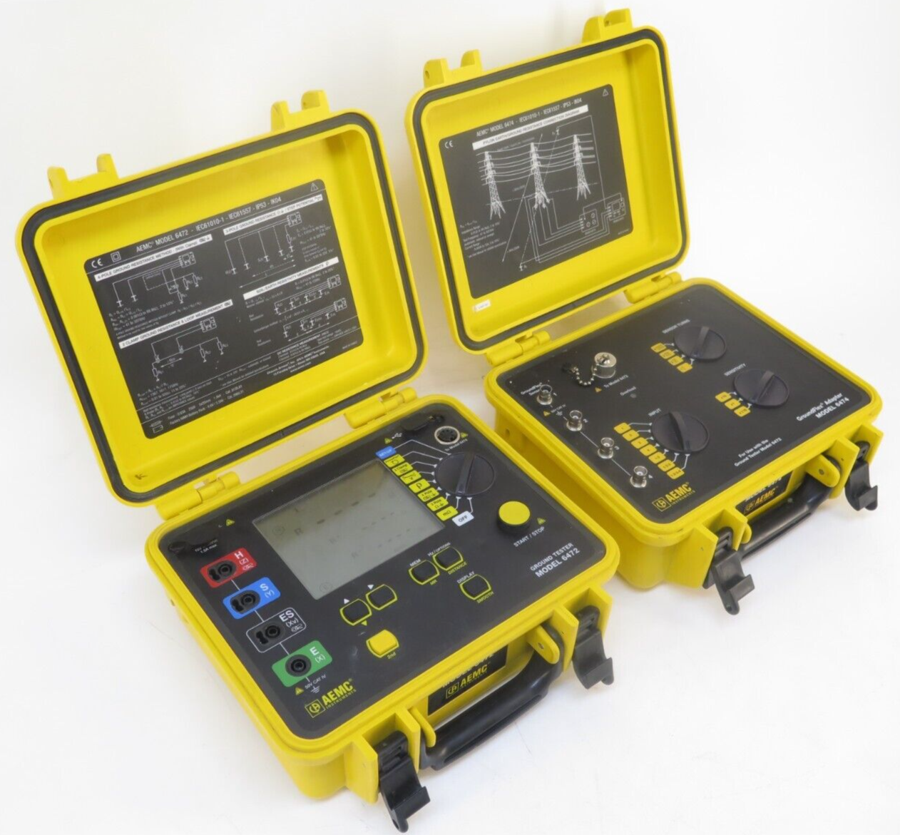 AEMC 6472 Ground Resistance Tester Model & AEMC 6474 GroundFlex Adapter