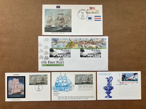 Ships & Boats Nautical Covers Lot of 60, U.S. & World, 1932-1993 - Picture 16 of 17
