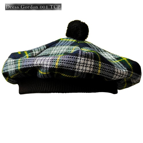Scottish Traditional Tam o' Shatner Tammy Hat Flat Bonnet Kilt Many Tartans - Picture 49 of 173