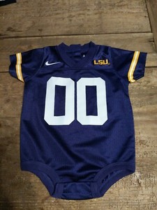 Baby bodysuit LSU Tigers Fighting Tigers Louisiana State football jersey