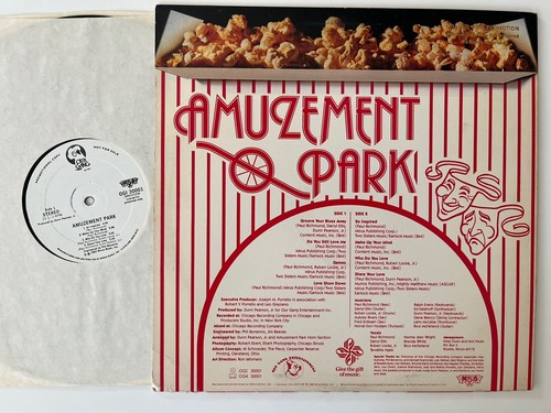 Amuzement Park S/T 1982 Our Gang Entertainment Records Promo WLP Ex - Picture 2 of 2