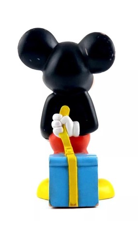 Disney Mickey Mouse Vintage Figure 7.5" with Apple and School Books - Picture 3 of 4