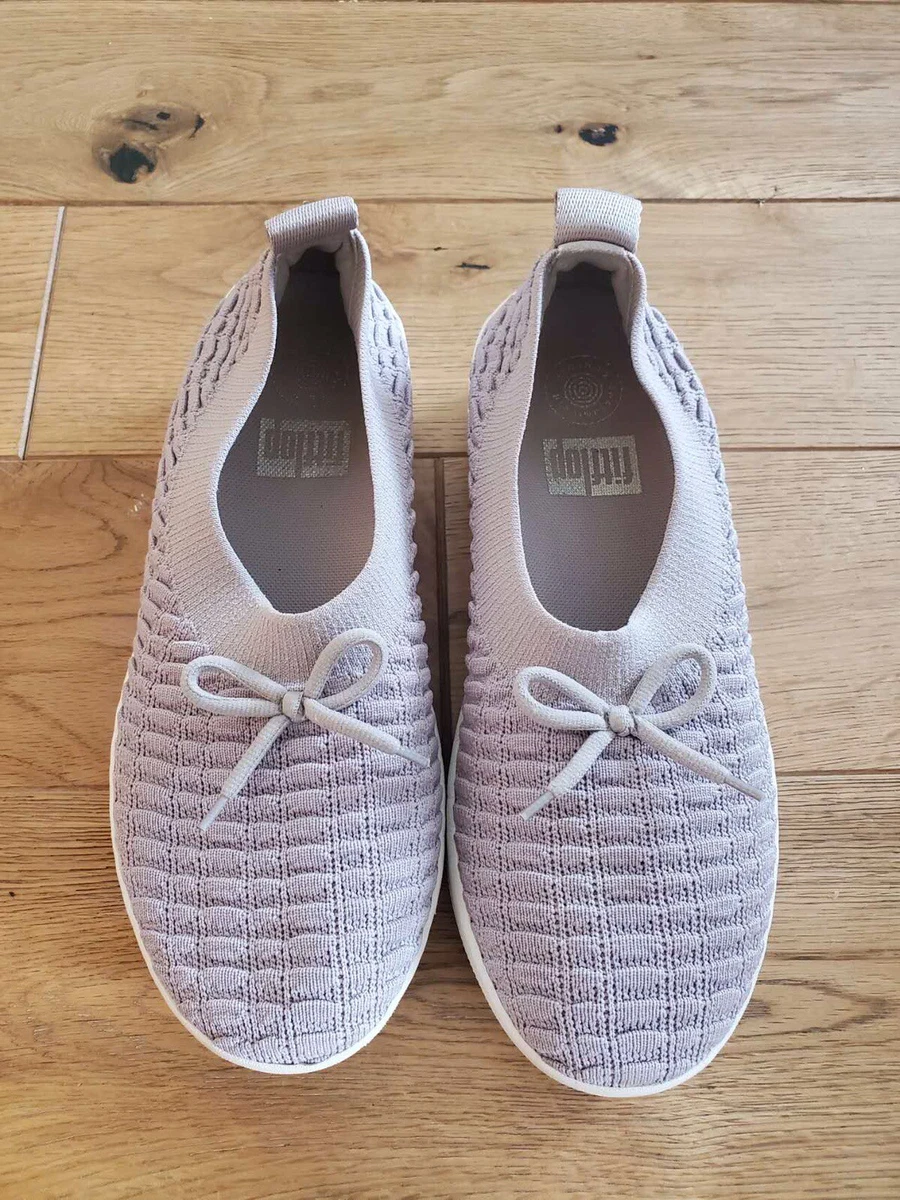 Fitflop uberknit slip on ballerina best sale with bow