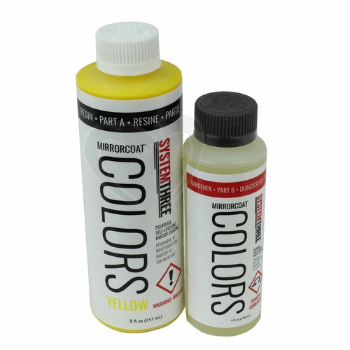 System 3 #0514K38 12oz Yellow Mirrorcoat Kit