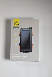 Outdoor Protection Solar Power Bank Long Battery Life Flashlight Edition-Orange