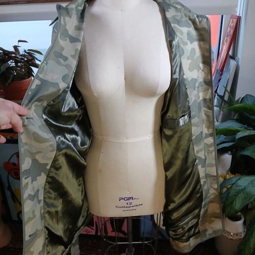 Dennis By Dennis Basso Camouflage Jacket Size L - Picture 6 of 10